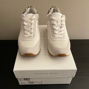 White multi color Veronica Beard casual sneaker